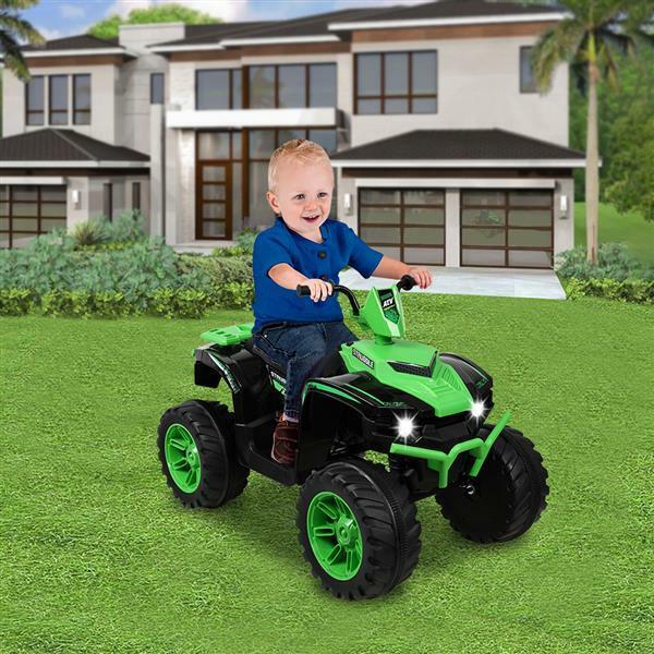 Load image into Gallery viewer, Electric Kids Ride-On ATV with Dual Drive and MP3 Player - 12V 7AH Battery - Summer Edition
