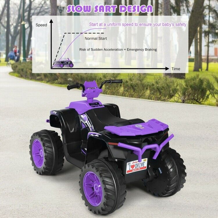 Load image into Gallery viewer, Electric Kids Ride On ATV with Music, LED Lights, and Treaded Tires - Perfect for Toddlers!
