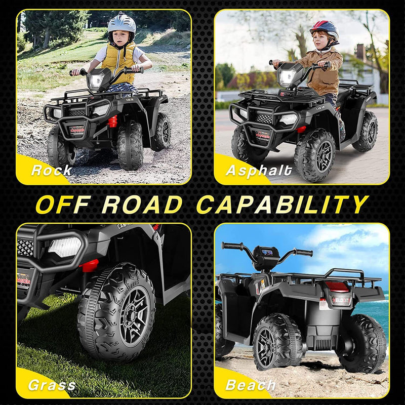 Load image into Gallery viewer, Electric 4-Wheeler Quad for Kids with 12V Battery and 2X30W Motor
