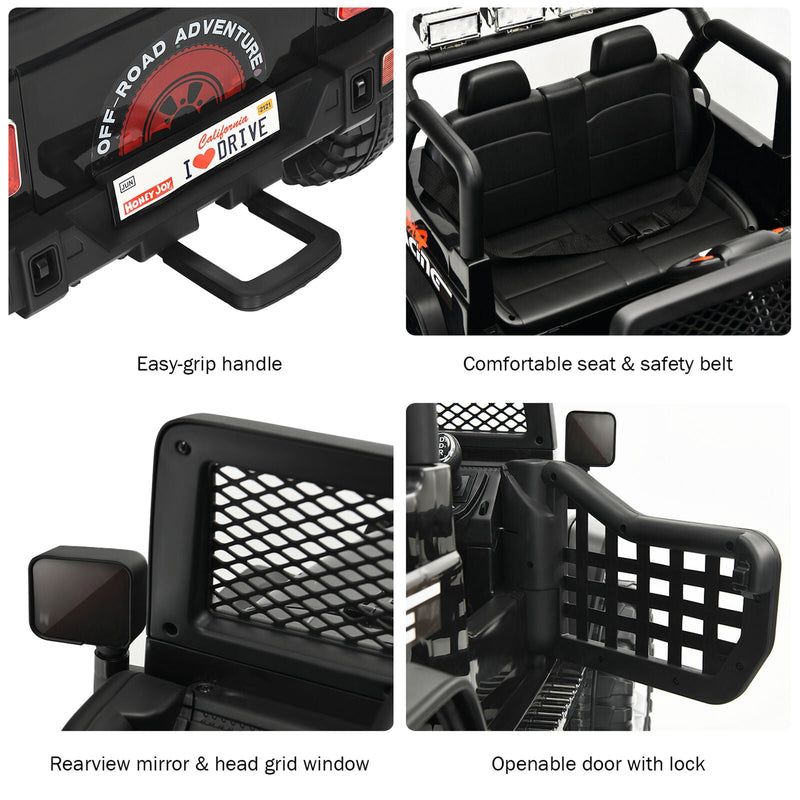 Load image into Gallery viewer, Electric Kids Ride On Car Truck with MP3 and Remote Control - Black
