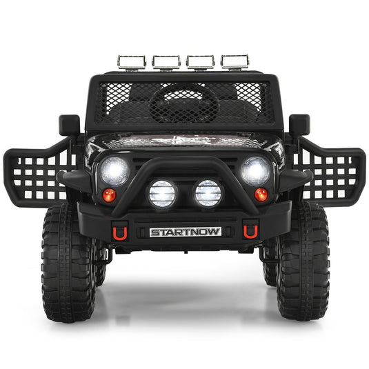 Electric Kids Ride On Car Truck with MP3 and Remote Control - Black