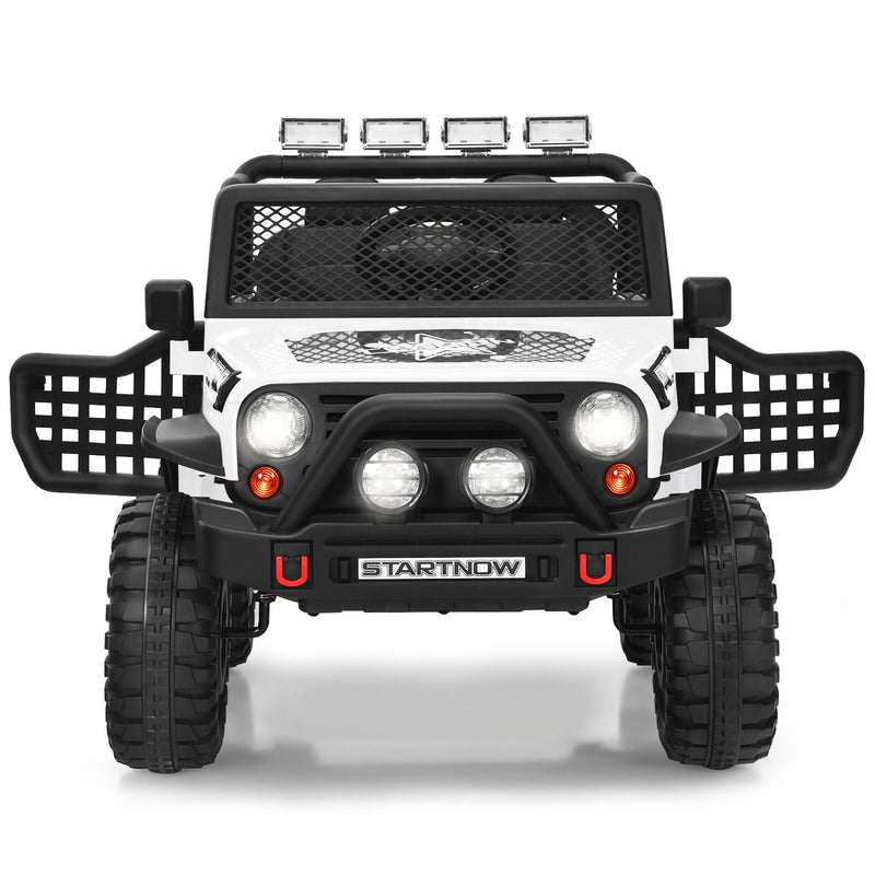 Load image into Gallery viewer, Electric Kids Ride On Car Truck with MP3 Player and Remote Control - White
