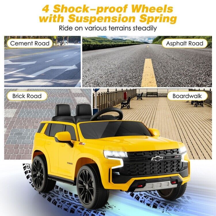 Load image into Gallery viewer, Electric Kids Ride-On Car with 3 Speeds, All-Terrain Wheels, and 2.4G Remote Control - 12V
