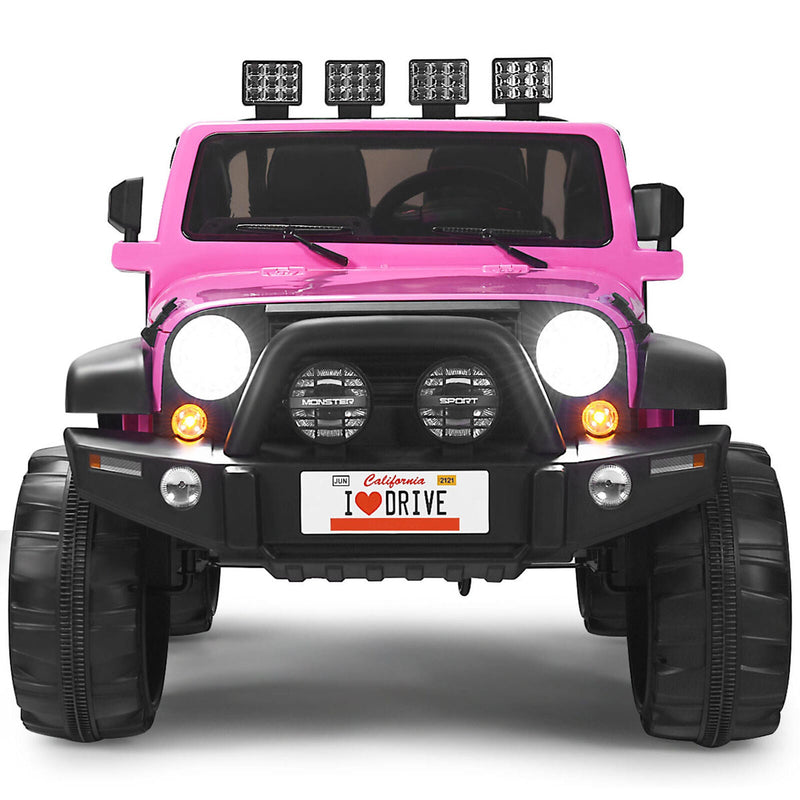 Load image into Gallery viewer, Electric Kids Ride On Car with Remote Control and Music - Pink with Storage Box
