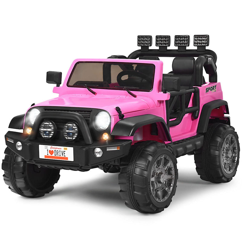 Load image into Gallery viewer, Electric Kids Ride On Car with Remote Control and Music - Pink with Storage Box
