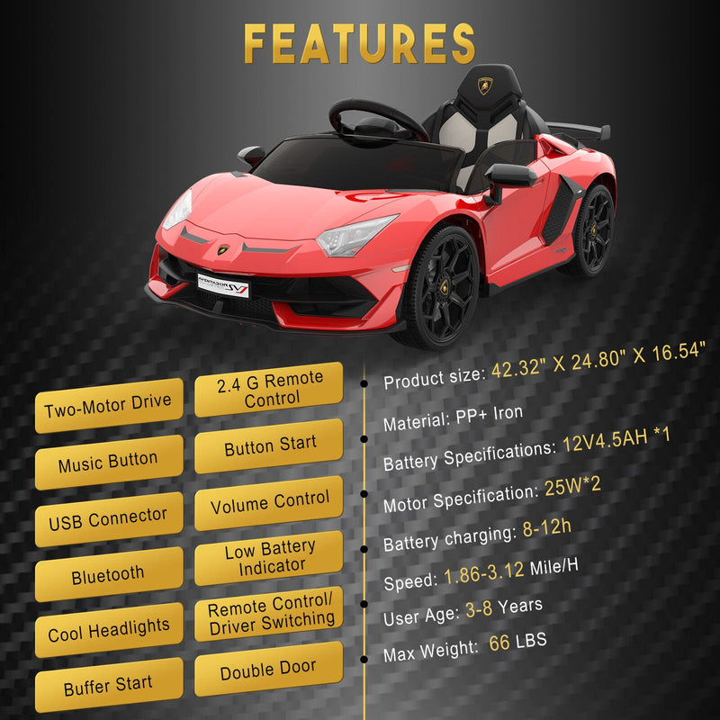 Load image into Gallery viewer, 12V Electric Ride On Car for Kids with Remote Control - Perfect Christmas Gift!
