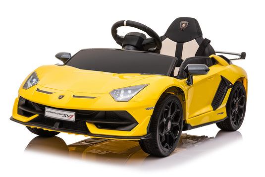 Electric Kids Ride On Car with Remote Control, LED Light, and Music - 12V Battery Powered