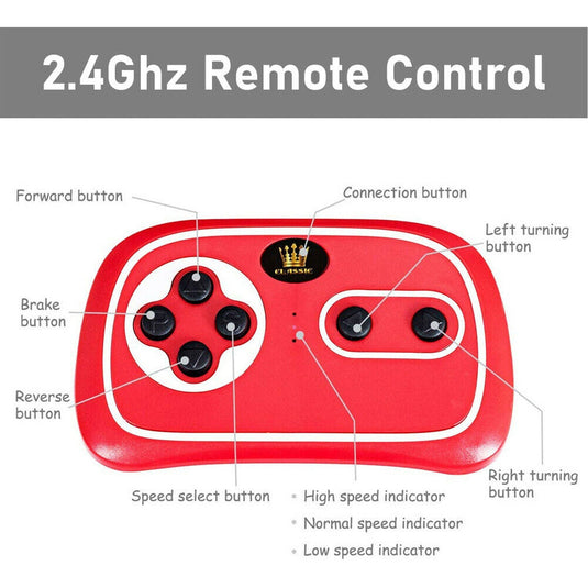 Electric Bentley Style Ride-On Car for Kids with Remote Control and MP3 Player