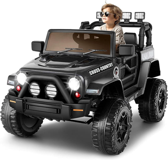 12V Battery Powered Electric Ride-On Truck for Kids with Remote Control - 60W Motor