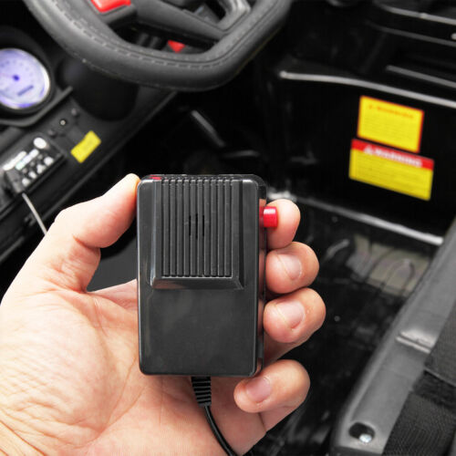 Electric Kids Ride On Police Car with Remote Control, Flashing Lights, and Horn - Black