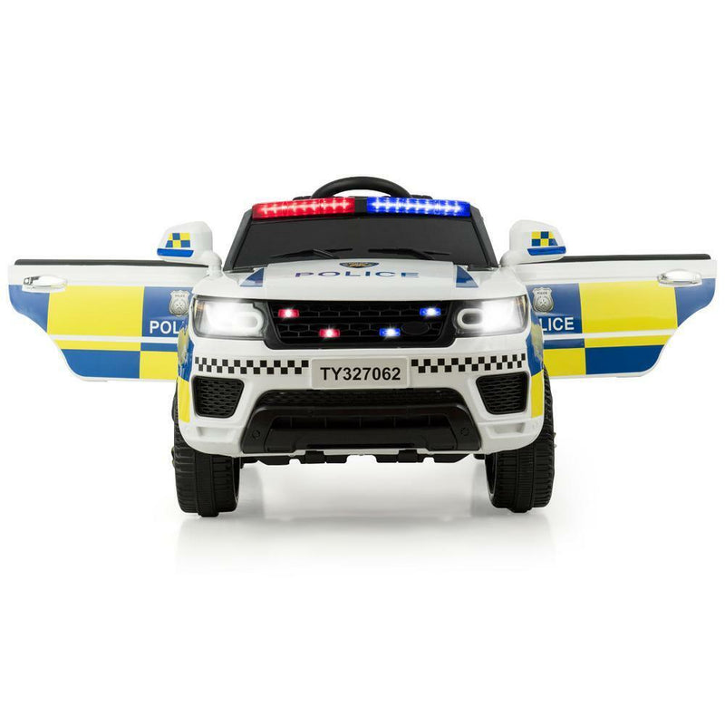 Load image into Gallery viewer, Electric Kids Ride-On Police Car with Remote Control, Music, and Headlights - MP3 Compatible
