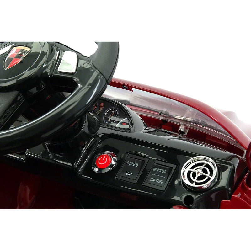 Load image into Gallery viewer, Electric Kids Ride-On Roadster Sports Car with PU Leather Seat, 2 Speeds, Lights, and Remote Control
