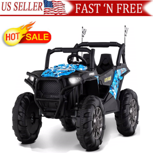 Electric Kids Ride-On SUV Truck with Music and Remote Control - 3 Speed Options