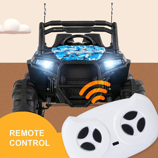 Electric Kids Ride-On SUV Truck with Music and Remote Control - 3 Speed Options