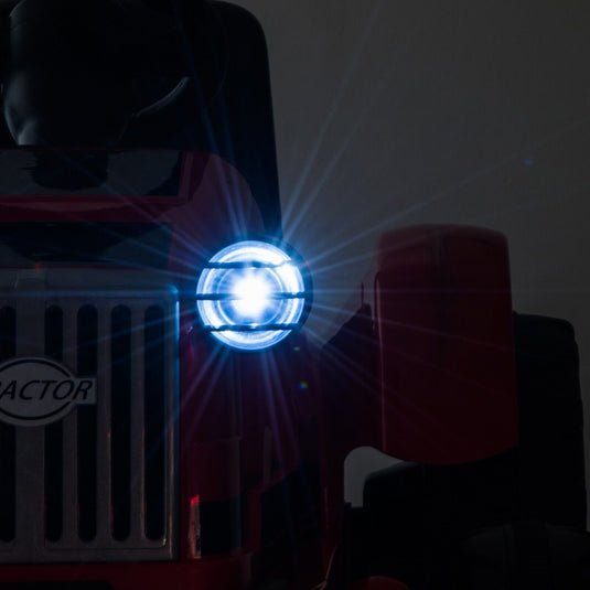 Electric Kids Ride-On Tractor with Trailer Toy - Perfect for Christmas Fun!