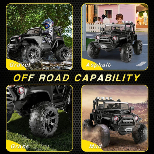 12V Electric Kids Ride On Car with Music and Fashionable Design - Powered by 7Ah Battery