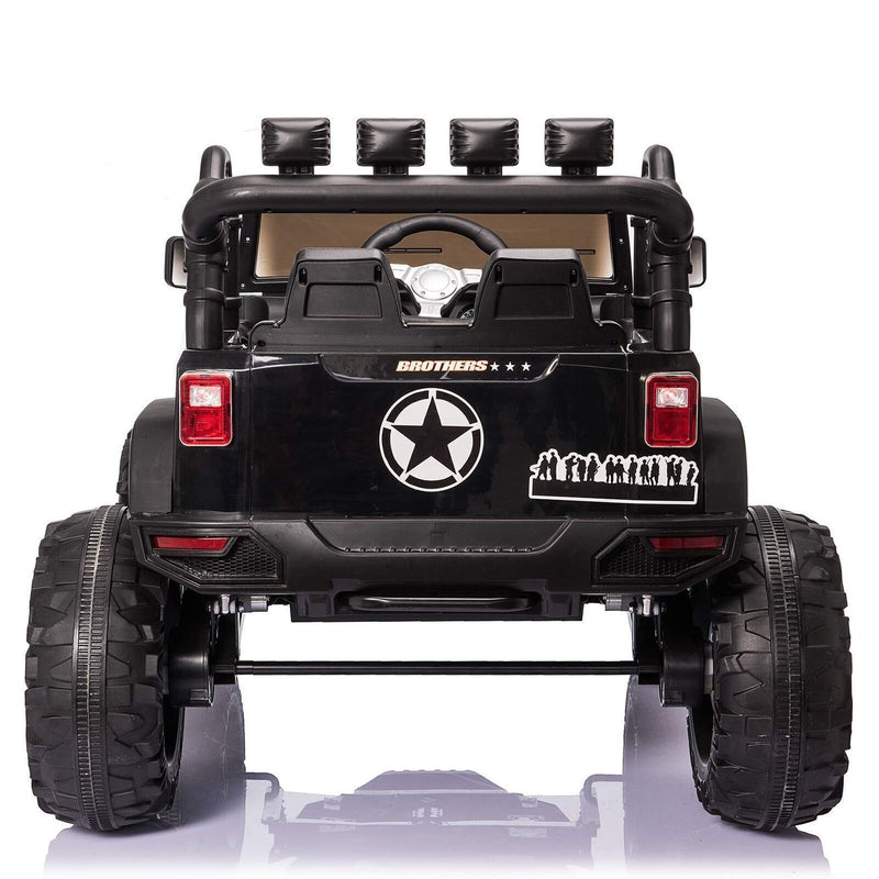 Load image into Gallery viewer, Electric Kids Ride-On Truck with 2 Seats, 400W Motor, LED Lights, and 24V Battery
