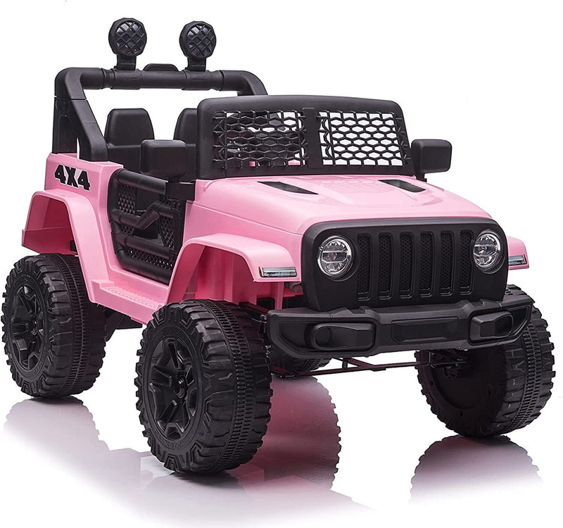 Load image into Gallery viewer, Electric Kids Ride-On Truck with Remote Control and LED Lights - 12V Battery Powered, 1-Seater
