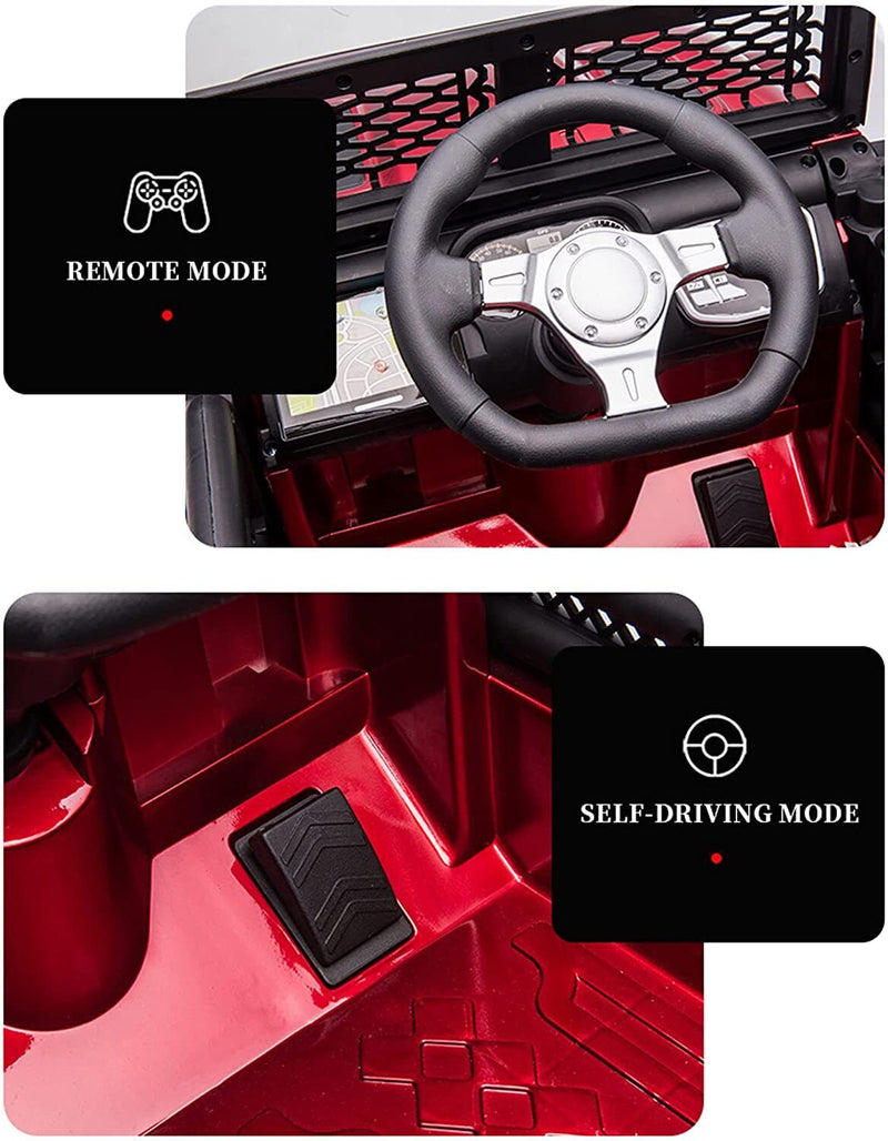 Load image into Gallery viewer, Electric Kids Ride-On Truck with Remote Control and LED Lights - 12V Battery Powered, 1-Seater
