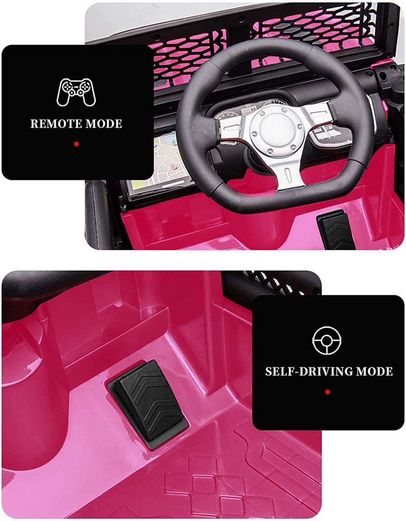 Load image into Gallery viewer, Electric Kids Ride-On Truck with Remote Control and LED Lights - 12V Battery Powered, 1-Seater
