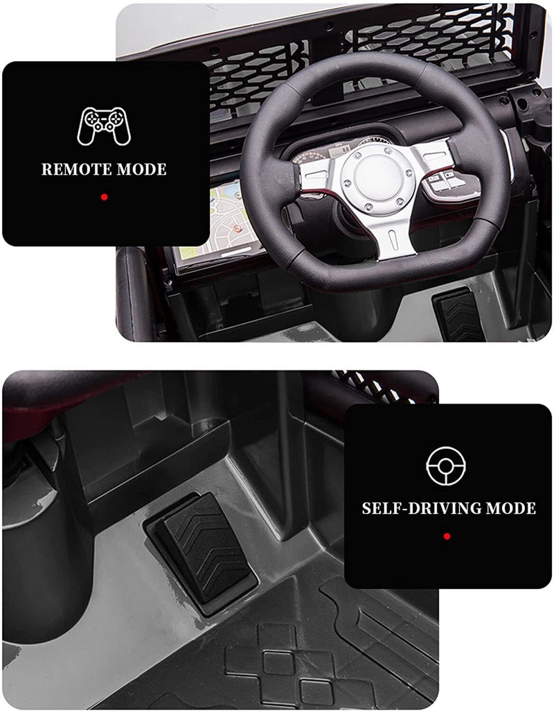 Load image into Gallery viewer, Electric Kids Ride-On Truck with Remote Control and LED Lights - 12V Battery Powered, 1-Seater
