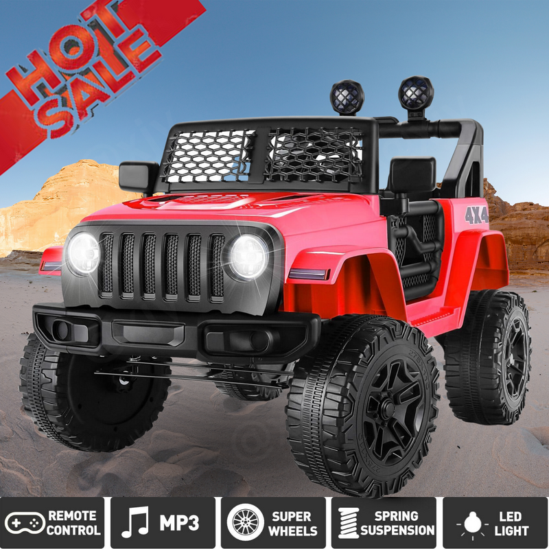 Load image into Gallery viewer, Electric Kids Ride On Truck with Remote Control and MP3 Player - 12V Battery Powered Toy Car

