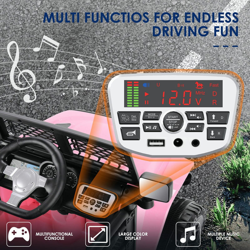 Load image into Gallery viewer, 12V Battery Powered Electric Ride On Car for Kids with Remote Control &amp; MP3 Player
