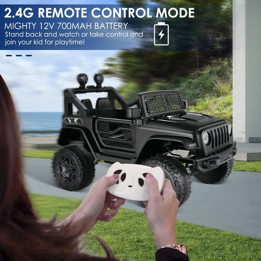 12V Battery Powered Electric Ride On Car for Kids with Remote Control & MP3 Player