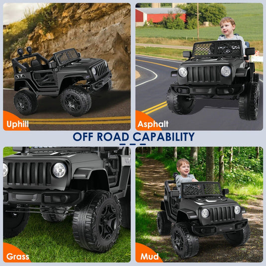 12V Battery Powered Electric Ride On Car for Kids with Remote Control & MP3 Player