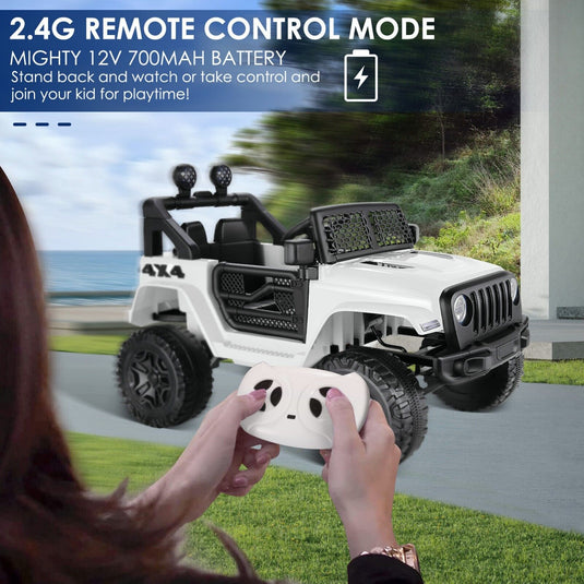 12V Battery Powered Electric Ride On Car for Kids with Remote Control & MP3 Player