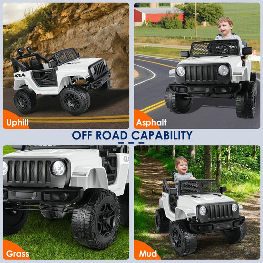 12V Battery Powered Electric Ride On Car for Kids with Remote Control & MP3 Player