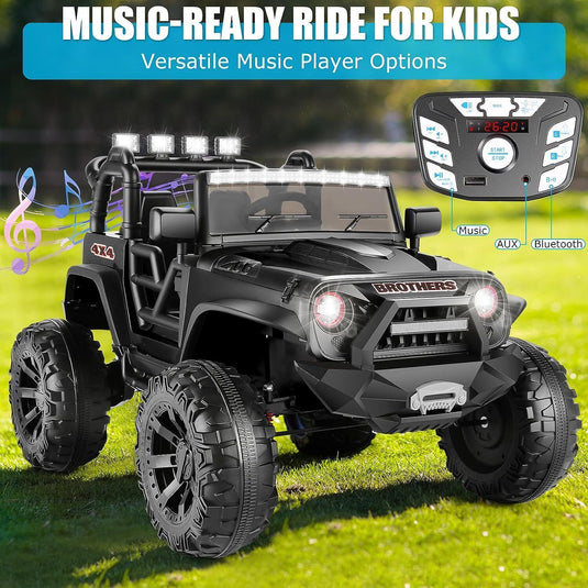 Remote Control Lamborghini Electric Car for Kids - 24/12V Ride-On Truck