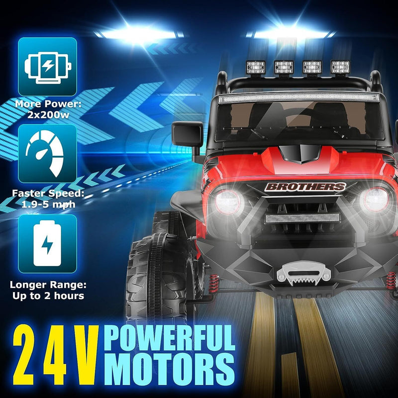 Load image into Gallery viewer, Remote Controlled Lamborghini Electric Car for Kids - 24/12V Ride On Toy Truck
