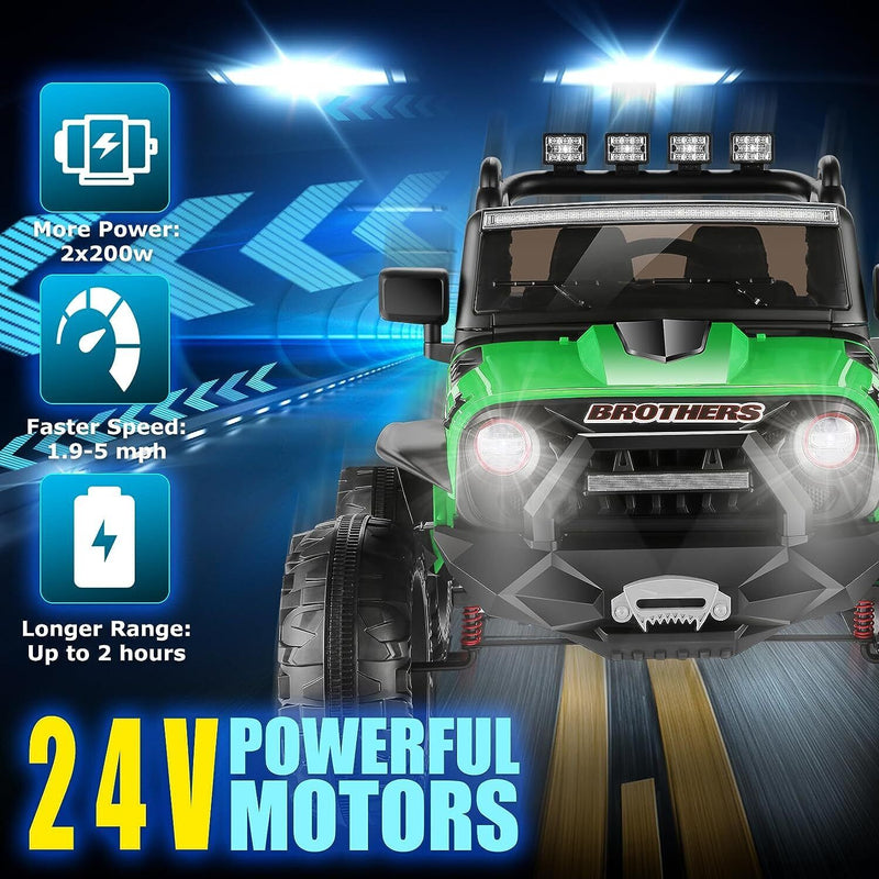 Load image into Gallery viewer, Remote Controlled Lamborghini Electric Car for Kids - 24/12V Ride On Toy Truck
