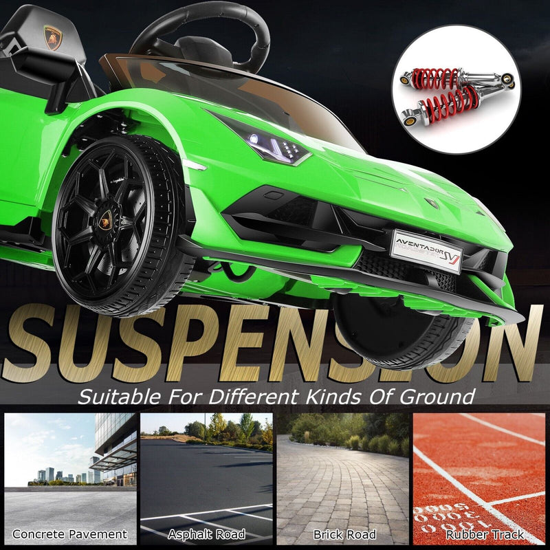 Load image into Gallery viewer, Electric Lamborghini Ride On Car for Kids with Remote Control and MP3 - Perfect Gift for Boys and Girls (12V)
