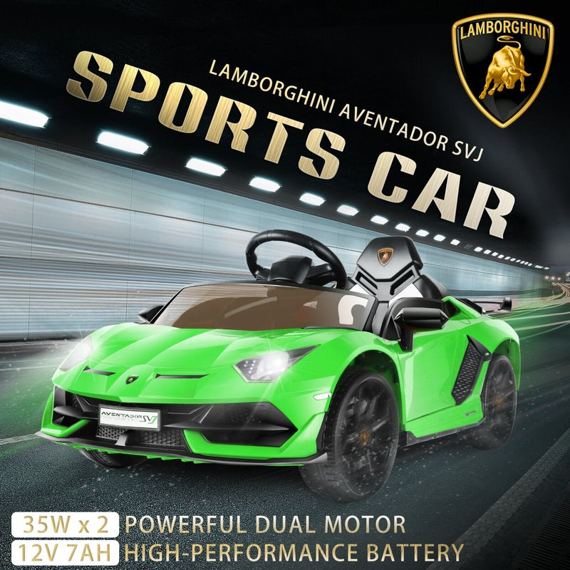 Load image into Gallery viewer, 12V Licensed Lamborghini Aventador Electric Ride-On Sports Car for Kids
