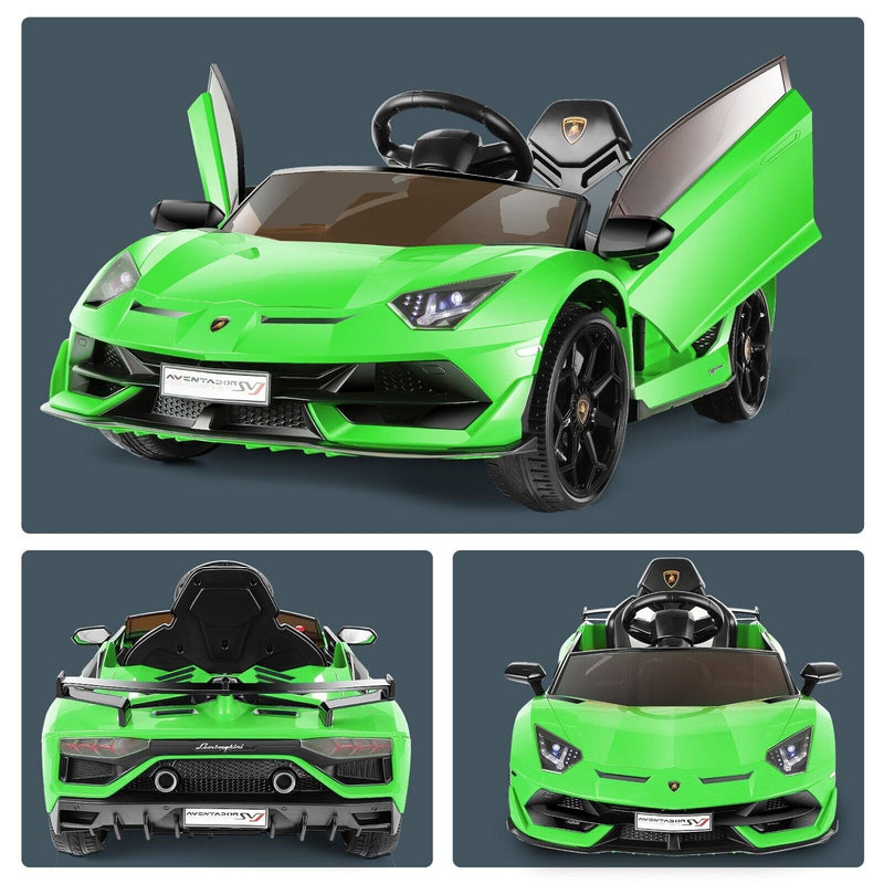 Load image into Gallery viewer, 12V Licensed Lamborghini Aventador Electric Ride-On Sports Car for Kids

