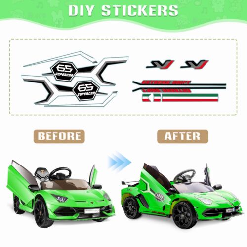 Load image into Gallery viewer, Electric Lamborghini Ride-On Car for Kids with Remote Control and MP3 Player - 12V, 2X35W - Perfect Gift for Children
