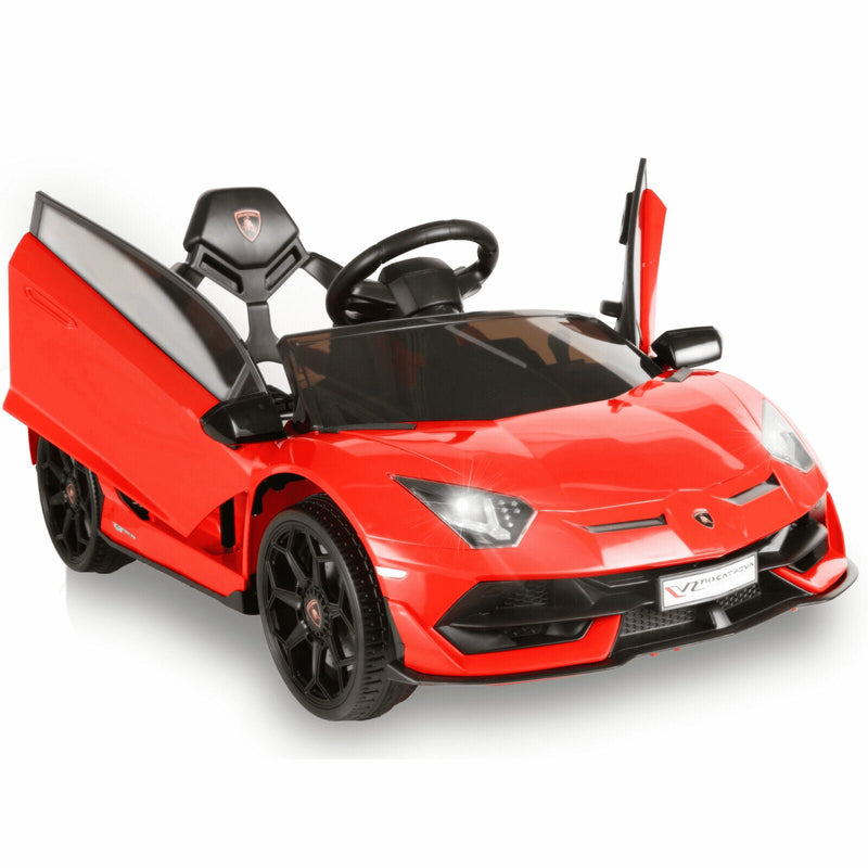 Load image into Gallery viewer, Electric Lamborghini Ride-On Car for Kids with Remote Control and MP3 Player

