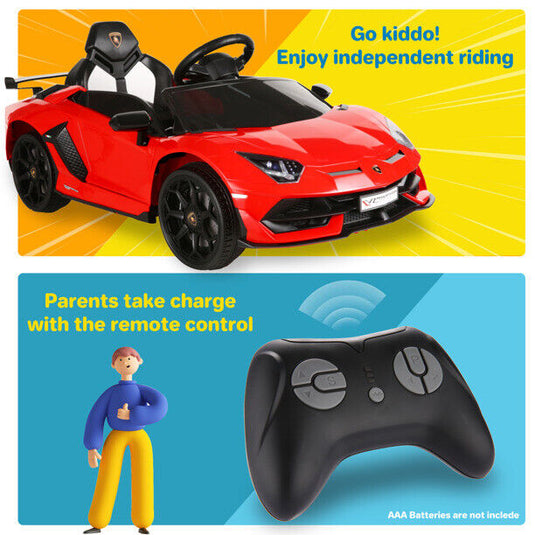 Electric Lamborghini Ride-On Car for Kids with Remote Control and MP3 Player - Perfect Gift for Children ??