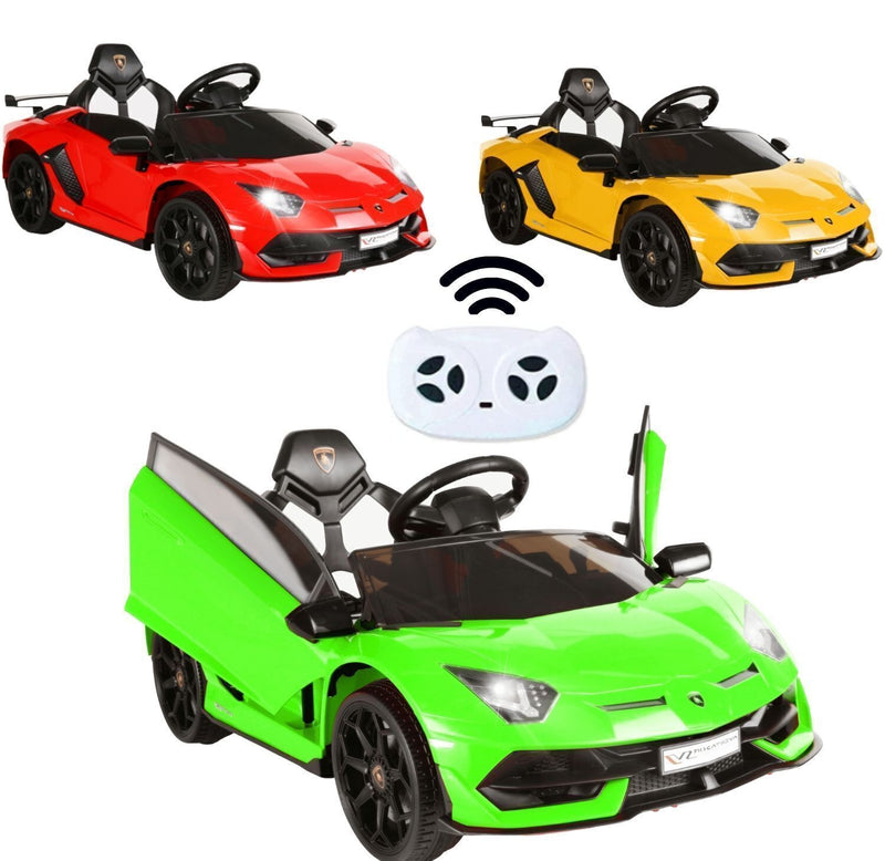 Load image into Gallery viewer, Electric Lamborghini Ride-On Car for Kids with Remote Control and MP3 Player - Perfect Gift for Children in the US
