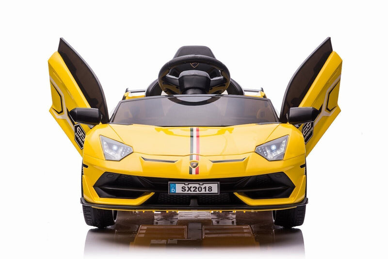 Load image into Gallery viewer, Electric Lamborghini Ride-On Car for Kids with Remote Control and MP3 Player - Perfect Gift for Children in the US
