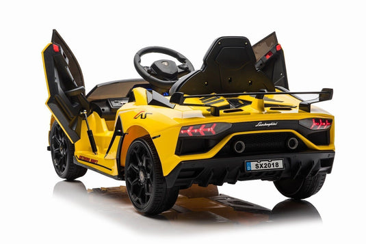 Electric Lamborghini Ride-On Car for Kids with Remote Control and MP3 Player - Perfect Gift for Children in the US