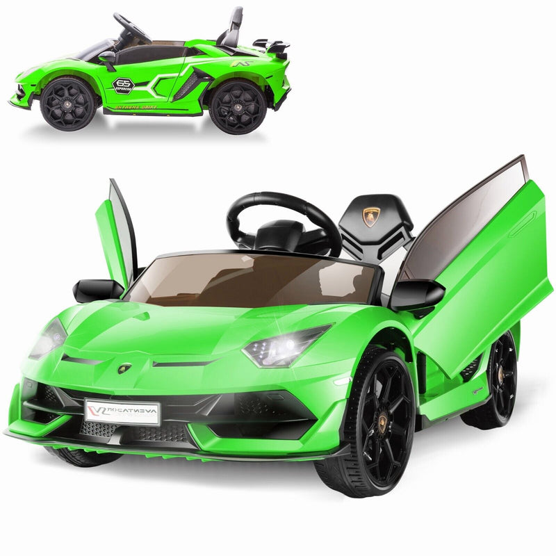 Load image into Gallery viewer, Electric Lamborghini Ride-On Car for Kids with Remote Control, LED Lights, and MP3 Player
