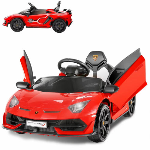 Licensed Lamborghini Electric Ride-On Car for Kids with Remote Control, MP3 and USB Connectivity