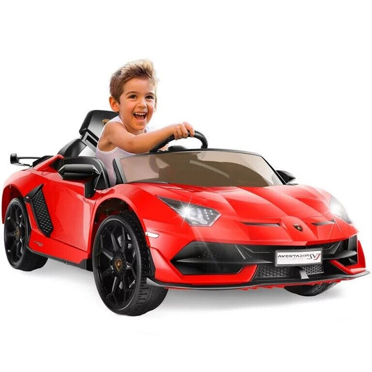 Licensed Lamborghini Electric Ride-On Car for Kids with Remote Control, MP3 and USB Connectivity