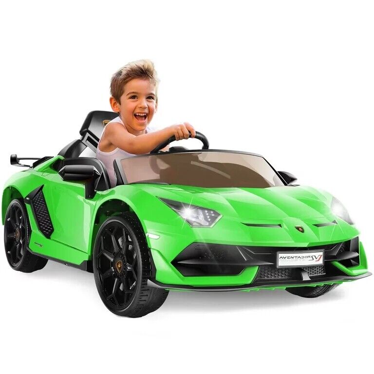 Load image into Gallery viewer, Licensed Lamborghini Electric Ride-On Car for Kids with Remote Control, MP3 and USB Connectivity
