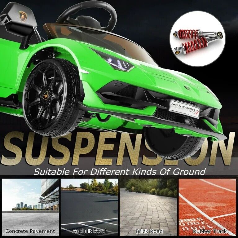 Load image into Gallery viewer, Licensed Lamborghini Electric Ride-On Car for Kids with Remote Control, MP3 and USB Connectivity
