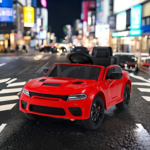 Load image into Gallery viewer, Electric Licensed Dodge Charger 12V Kids Ride-On Car with Parental Remote Control

