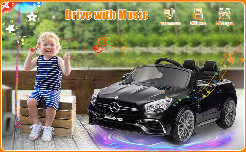 Load image into Gallery viewer, Electric Mercedes Benz AMG SL65 Ride-On Car for Kids with Remote Control and LED Lights - 12V
